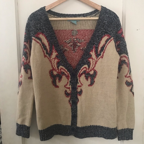 Anthropologie Sweaters - Flying Tomato Floret Knit Cardigan Sweater